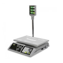 Весы настольные торговые без подключения к ПК M-ER 326 ACP-15.2 Slim LCD Белые